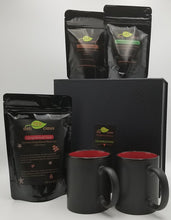 Load image into Gallery viewer, Loose Leaf Tea Gift Box with Peppermint Green, Chocolate and Gingerbread Teas and Mugs