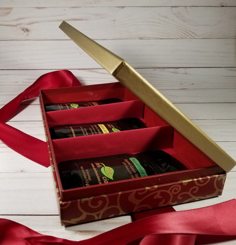 Loose Leaf Tea Gift Set - Elegant Red - Side View