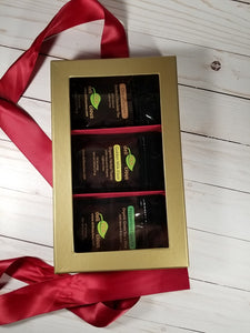 Loose Leaf Tea Gift Set - Elegant Red - Top View
